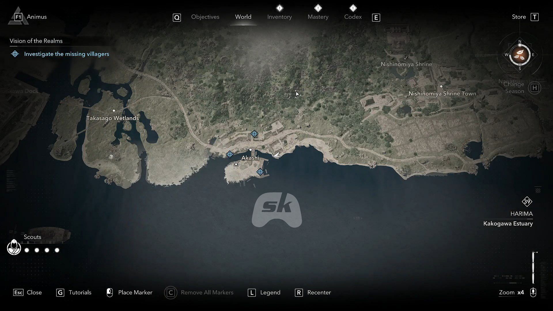 Pick up the clues from three different locations (Image via Sportskeeda Gaming // Ubisoft)